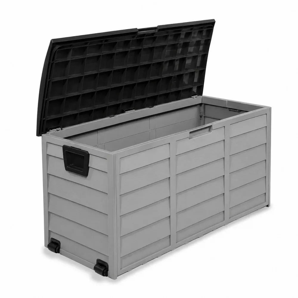 Coffre de rangement extérieur en plastique 120x45x60 cm